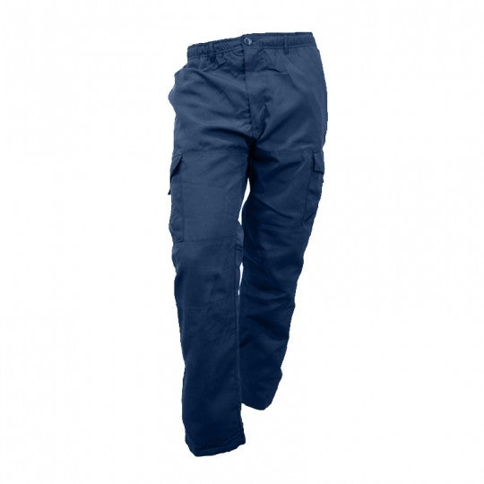 Pantalón Poplín Cargo Azul
