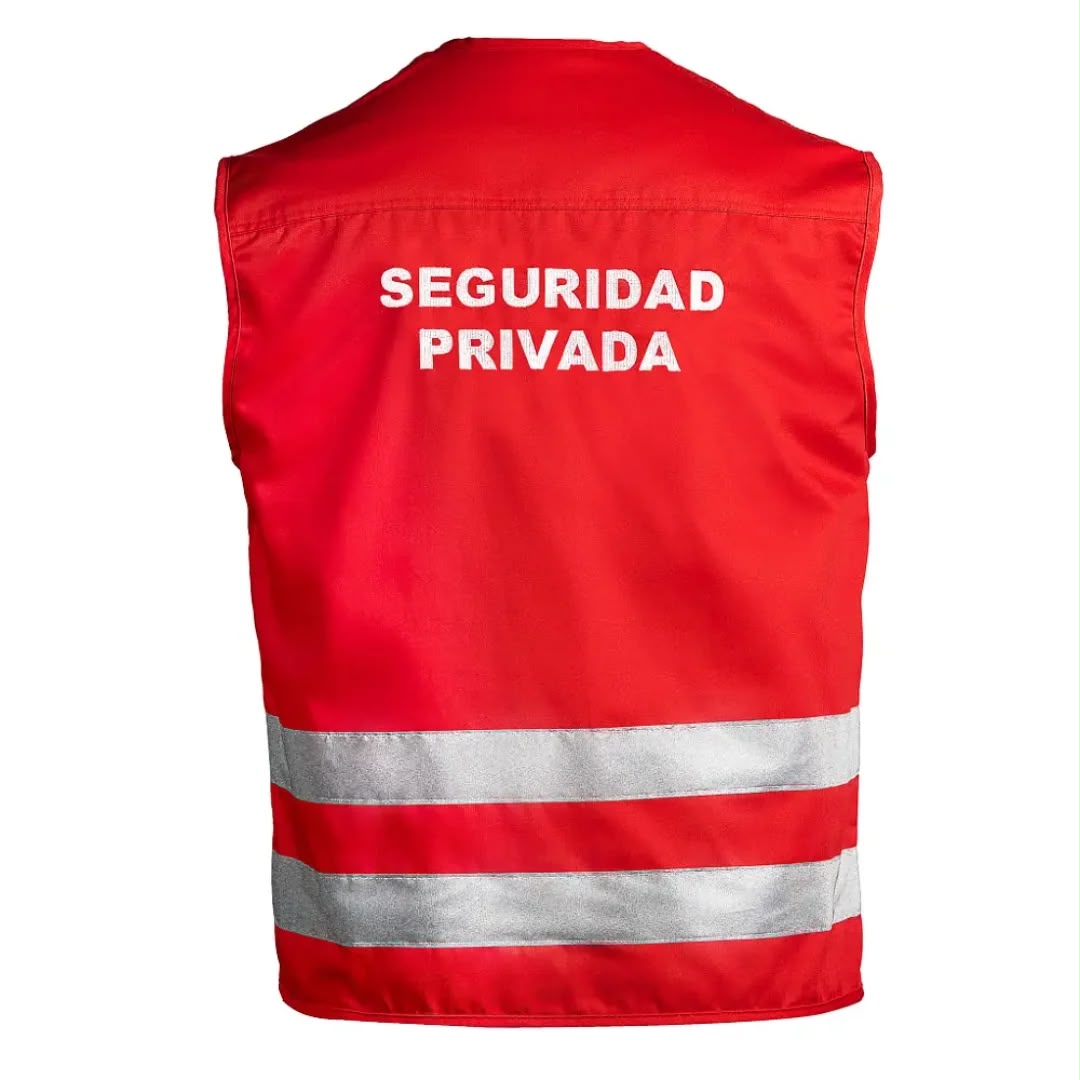 Chaleco Seguridad Reflectante Rojo