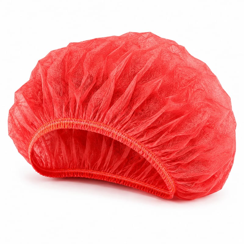 Cofias Desechables Rojas