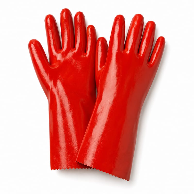 Guante PVC Rojo