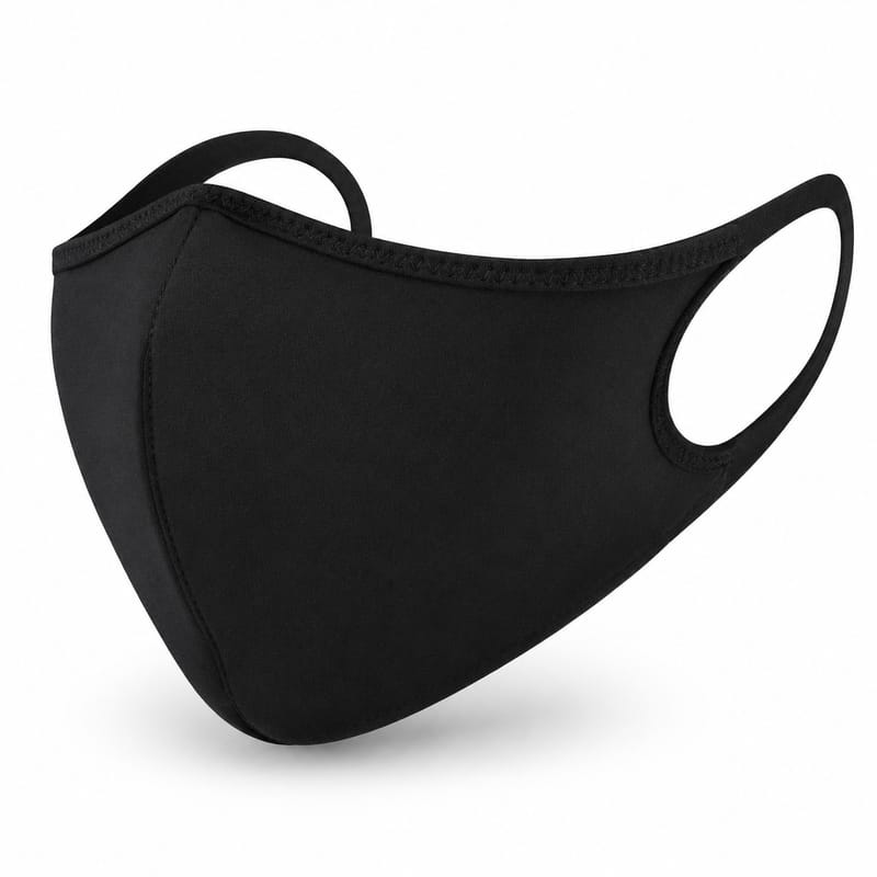 Mascarilla Reut. Spandex Negra