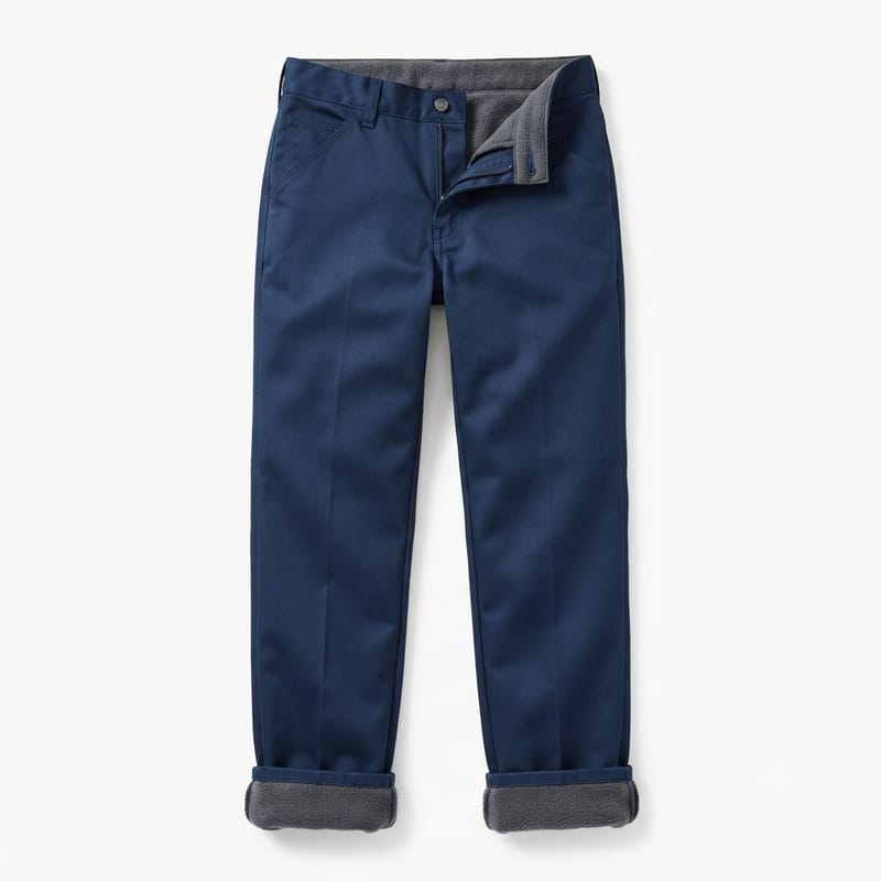 Pantalón Poplín Forro Polar